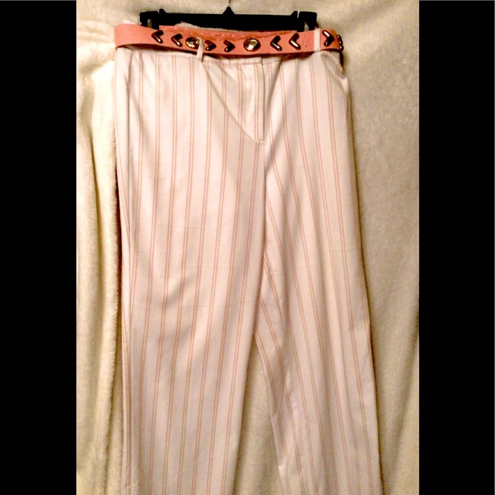 ”MAC & JAC”DESIGNER  RETRO PIN-STRIPED SUMMER TROUSER PANTS